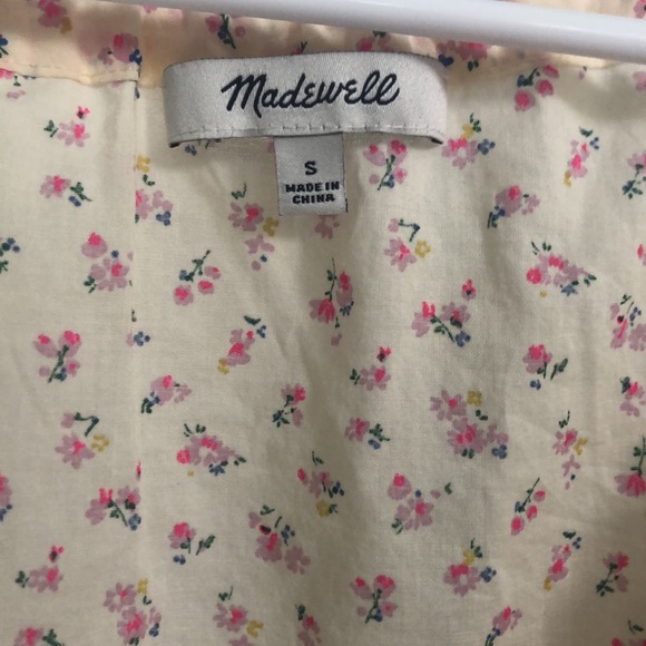 Madewell “bright buds” shirred blouse - Picture 2 of 3